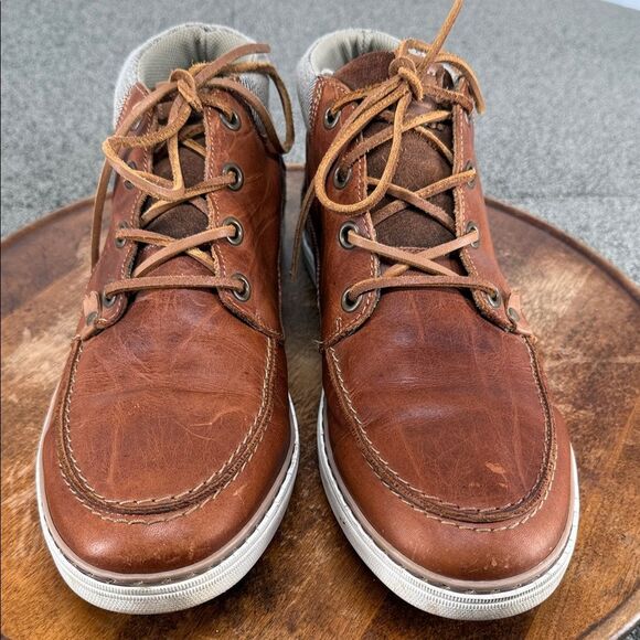 Bull Boxer Boots Mens 13 Brown Leather Leather Lace Maplewood 86 NW Regatta Crew main image 5